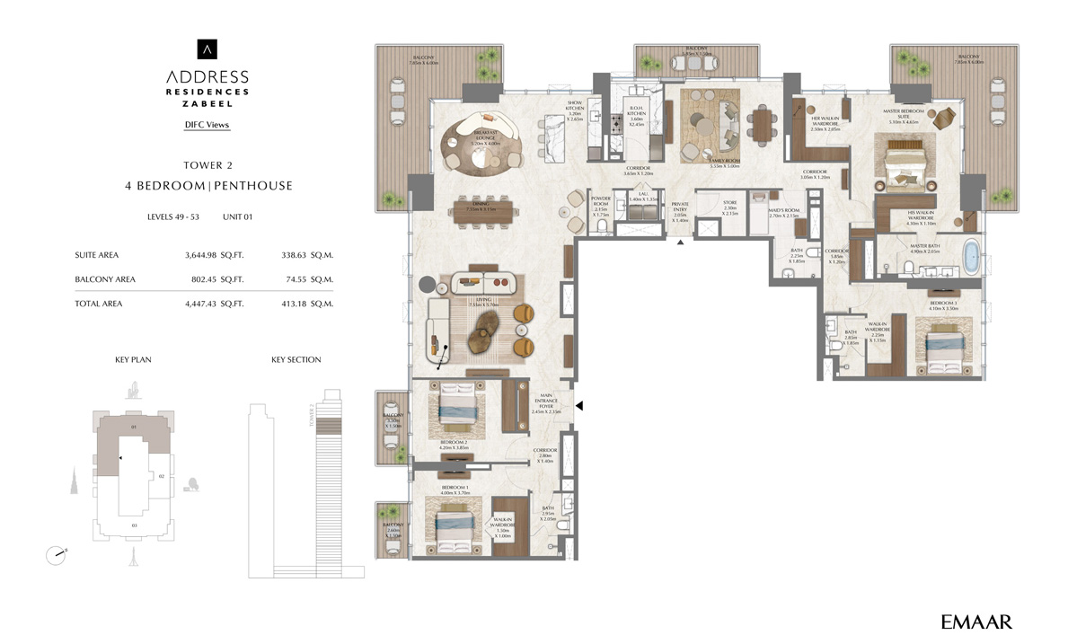 4 Bedroom Penthouse